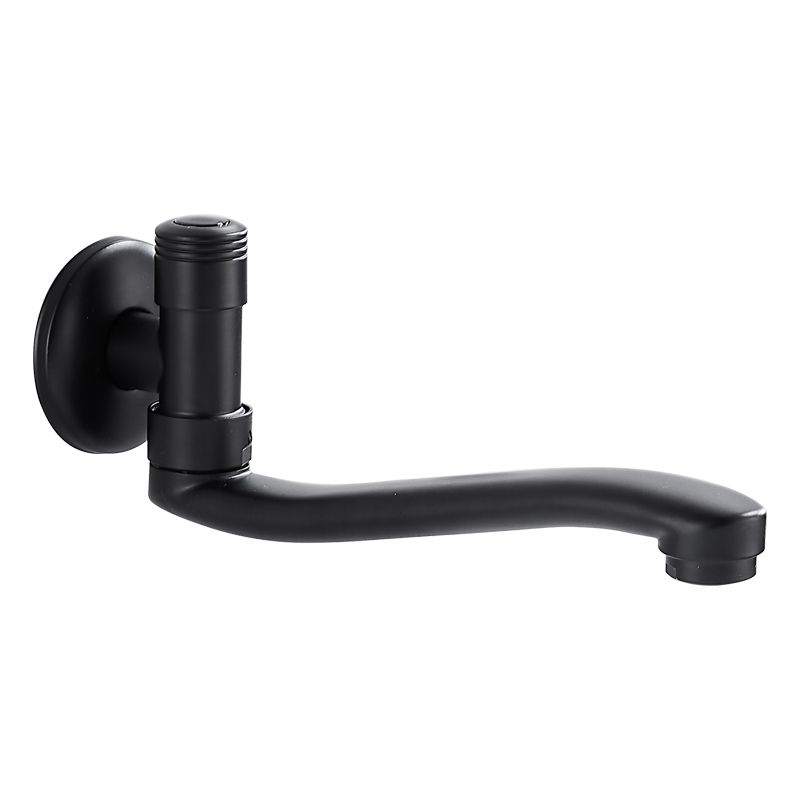 Swivel Tub Filler Wall Mount Copper Low Arc Knob Handle Tub Faucet Trim Clearhalo 'Bathroom Remodel & Bathroom Fixtures' 'Bathtub Faucets' 'bathtub_faucets' 'Home Improvement' 'home_improvement' 'home_improvement_bathtub_faucets' 1200x1200_a6680916-bc87-4744-9eed-aef6d1ebb87c