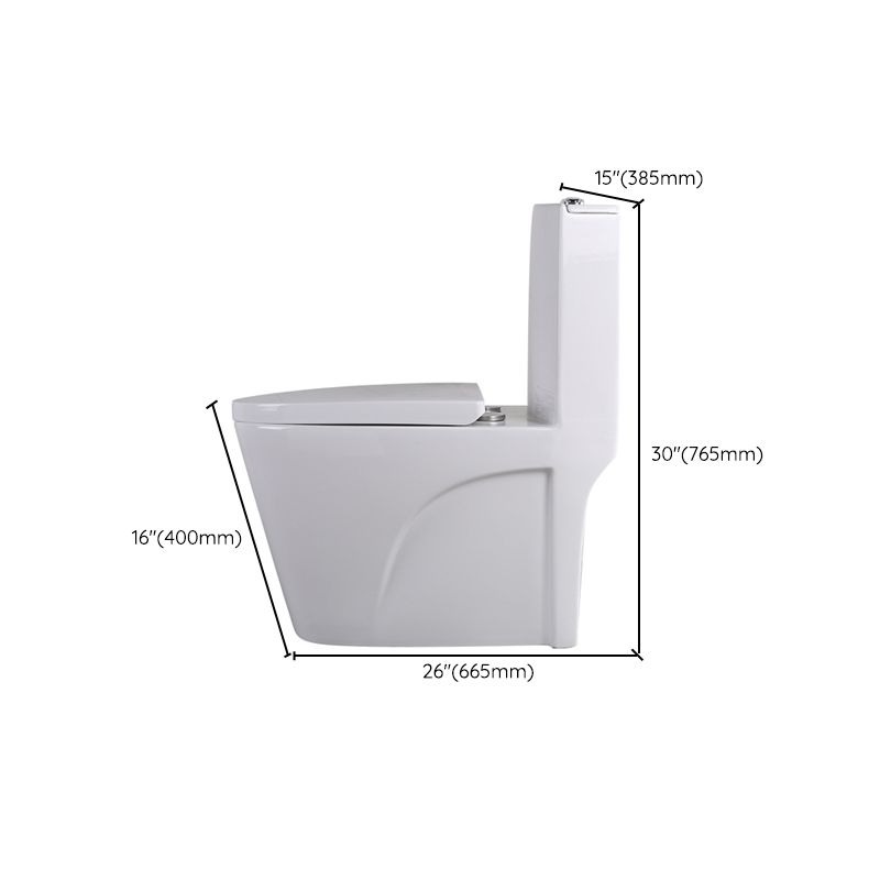 Contemporary Elongated Toilet Bowl Gravity Flush Toilet with Seat for Bathroom Clearhalo 'Bathroom Remodel & Bathroom Fixtures' 'Home Improvement' 'home_improvement' 'home_improvement_toilets' 'Toilets & Bidets' 'Toilets' 1200x1200_a66a0bbe-009a-4a04-818d-53ec5ea77854