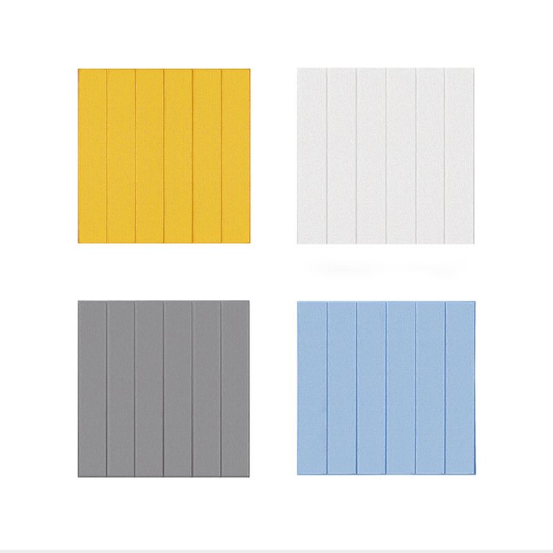 Solid Color 3D Embossed Wall Panel Waterproof Foam Indoor Wall Tile Clearhalo 'Flooring 'Home Improvement' 'home_improvement' 'home_improvement_wall_paneling' 'Wall Paneling' 'wall_paneling' 'Walls & Ceilings' Walls and Ceiling' 1200x1200_a66e3bbf-7ce5-4bea-9e5b-b440e10f5326