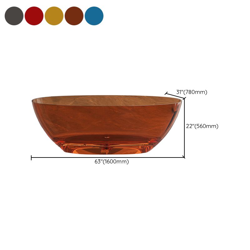 Antique Finish Soaking Bathtub Modern Stand Alone Oval Bath Tub Clearhalo 'Bathroom Remodel & Bathroom Fixtures' 'Bathtubs' 'Home Improvement' 'home_improvement' 'home_improvement_bathtubs' 'Showers & Bathtubs' 1200x1200_a697c1b1-8b93-45bb-aba0-19a7ee5541f9