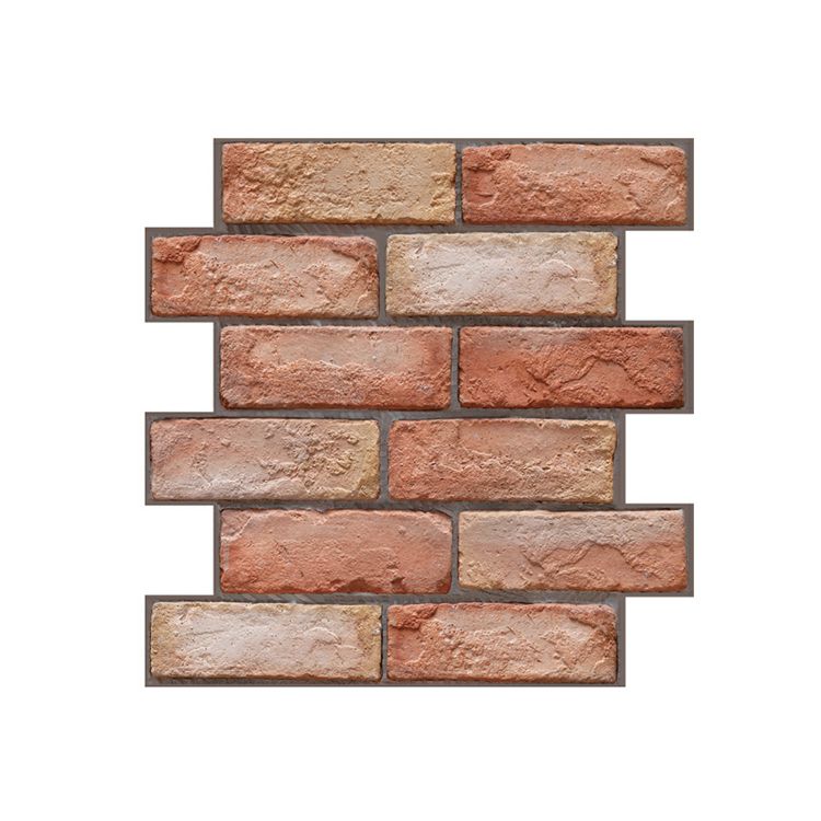 Artificial Brick Wall Panel Farmhouse Style Simple Home Living Room Panel Wall (5-pack) Clearhalo 'Flooring 'Home Improvement' 'home_improvement' 'home_improvement_wall_paneling' 'Wall Paneling' 'wall_paneling' 'Walls & Ceilings' Walls and Ceiling' 1200x1200_a6d9e5b7-4f77-4bc6-904e-512b3e30855b