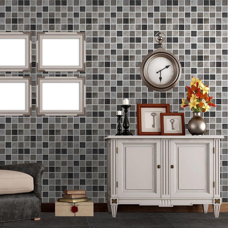 Grid Mosaic Sheet Wall & Floor Tile Mixed Material Outdoor Wall Tile Clearhalo 'Floor Tiles & Wall Tiles' 'floor_tiles_wall_tiles' 'Flooring 'Home Improvement' 'home_improvement' 'home_improvement_floor_tiles_wall_tiles' Walls and Ceiling' 1200x1200_a6e9e242-6904-4808-956e-f5ed063204e4