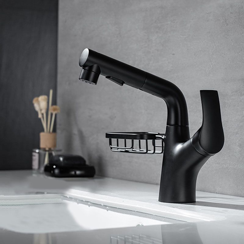 Industrial Sink Faucet Solid Color Centerset Bathroom Sink Faucet with Drain Assembly Clearhalo 'bathroom_sink_faucets' 'Conjunta de Baño y Conjunta de Grifo' 'Coronamiento de Baño y Dispositivo de Baño' 'Grifo del lavabo del baño' 'Hogar' 'home_improvement' 'home_improvement_bathroom_sink_faucets' 'Mejoras para el hogar' 1200x1200_a6f1132a-8615-4b40-a9e9-ae4f406a34bc