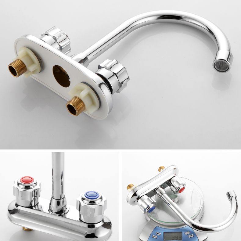 Swivel Spout Circular Faucet Brass Modern Style Bathroom Faucet Clearhalo 'bathroom_sink_faucets' 'Conjunta de Baño y Conjunta de Grifo' 'Coronamiento de Baño y Dispositivo de Baño' 'Grifo del lavabo del baño' 'Hogar' 'home_improvement' 'home_improvement_bathroom_sink_faucets' 'Mejoras para el hogar' 1200x1200_a7178eaa-5d0f-4117-93c0-049ac48b2c1d