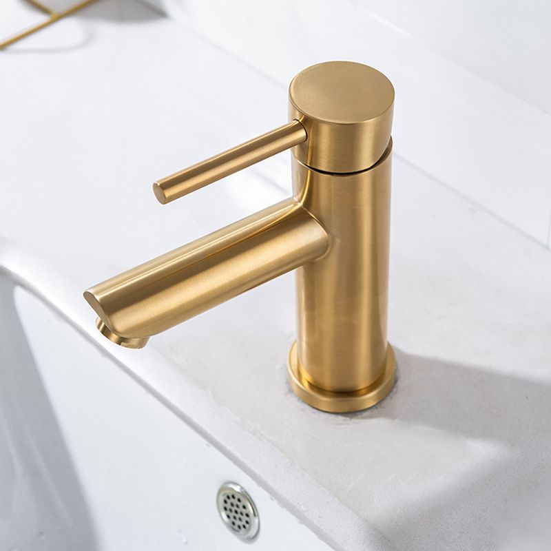 1-Handle Gold Nickel Widespread Faucet Single Hole Lever Vessel Sink Faucet with Drain Clearhalo 'Bathroom Remodel & Bathroom Fixtures' 'Bathroom Sink Faucets' 'Bathroom Sinks & Faucet Components' 'bathroom_sink_faucets' 'Home Improvement' 'home_improvement' 'home_improvement_bathroom_sink_faucets' 1200x1200_a73d2b42-5d8a-4efe-9f59-e98c860bab2b