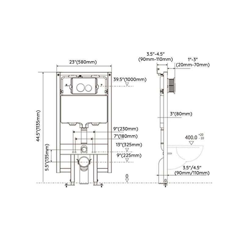 Modern Ceramic Flush Toilet Wall Hung Urine Toilet with Slow Close Seat for Washroom Clearhalo 'Bathroom Remodel & Bathroom Fixtures' 'Home Improvement' 'home_improvement' 'home_improvement_toilets' 'Toilets & Bidets' 'Toilets' 1200x1200_a76cbb4d-2a35-4ffc-aaeb-7079f1701303