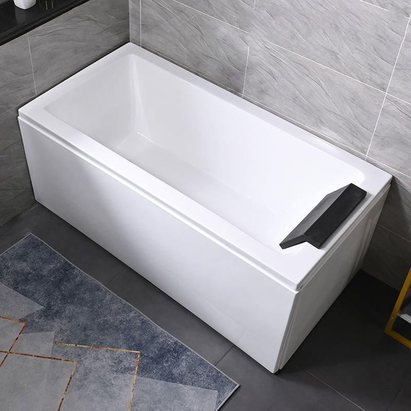 Freestanding Acrylic Bathtub Modern Stand Alone Soaking Tub with Pop-up Drain Clearhalo 'Bathroom Remodel & Bathroom Fixtures' 'Bathtubs' 'Home Improvement' 'home_improvement' 'home_improvement_bathtubs' 'Showers & Bathtubs' 1200x1200_a7ae139b-4f87-4807-9563-fa770f8fccd9