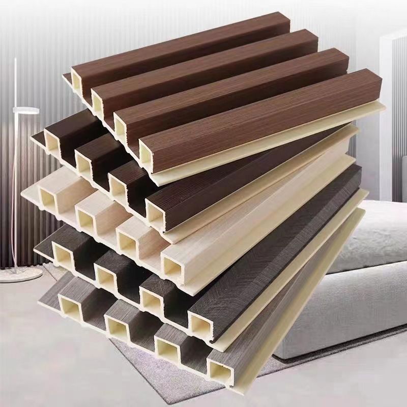 Paneles de madera modernos, tablones de madera para interiores de pared  lisa, juego de 5