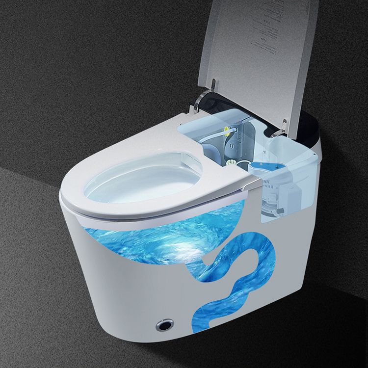 Floor Mount Flush Toilet Heated Seat One-Piece Toilet with Slow Close Seat Clearhalo 'Bathroom Remodel & Bathroom Fixtures' 'Home Improvement' 'home_improvement' 'home_improvement_toilets' 'Toilets & Bidets' 'Toilets' 1200x1200_a7c62c01-303e-4ea2-99e8-285ad4f29a10