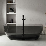 Antique Finish Soaking Bath Tub Stand Alone Modern Oval Bathtub Clearhalo 'Bathroom Remodel & Bathroom Fixtures' 'Bathtubs' 'Home Improvement' 'home_improvement' 'home_improvement_bathtubs' 'Showers & Bathtubs' 1200x1200_a8a67698-5d79-42aa-ae6d-4c7195719220