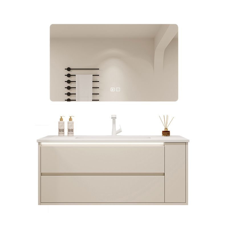Mirror Included Wall Mount Bathroom Sink Vanity in White with Doors Drawers Clearhalo 'Bathroom Remodel & Bathroom Fixtures' 'Bathroom Vanities' 'bathroom_vanities' 'Home Improvement' 'home_improvement' 'home_improvement_bathroom_vanities' 1200x1200_a8b74547-50e3-4bba-9697-5589c328f090