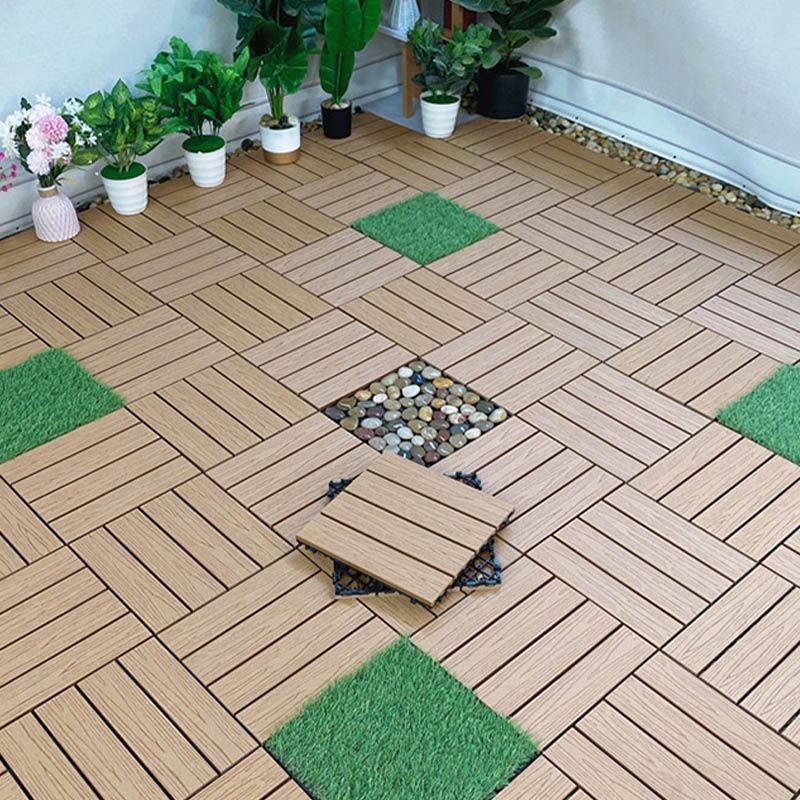 Classical Deck Tile Interlocking Wood Outdoor Flooring Flooring Tile Clearhalo 'Home Improvement' 'home_improvement' 'home_improvement_outdoor_deck_tiles_planks' 'Outdoor Deck Tiles & Planks' 'Outdoor Flooring & Tile' 'Outdoor Remodel' 'outdoor_deck_tiles_planks' 1200x1200_a8cafc9f-e352-497d-ab4c-e781b97ab354