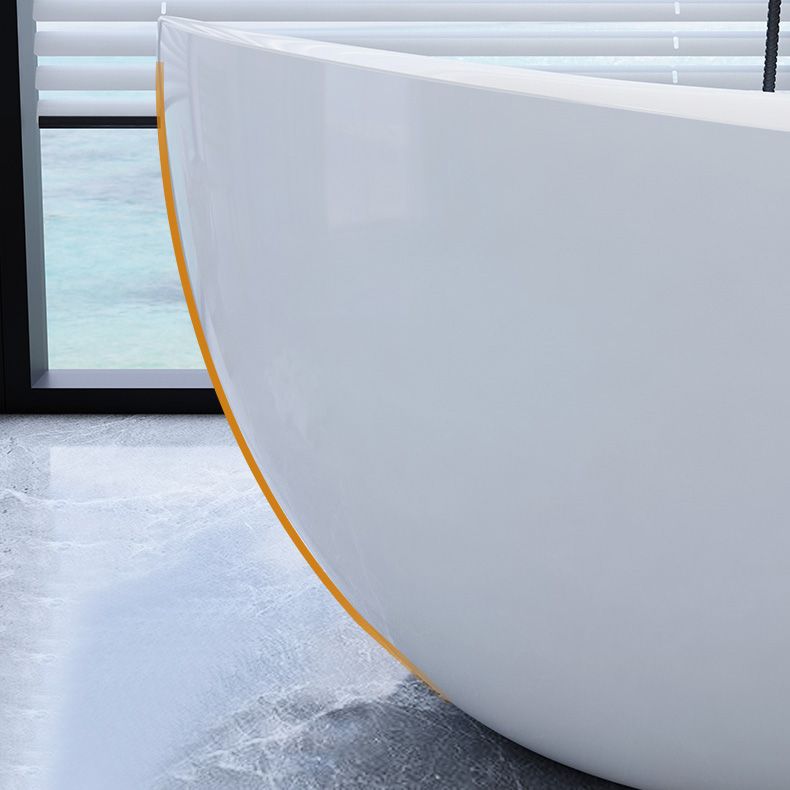 Bathroom Modern Single Slipper Bathtub Stand Alone Acrylic Bath Tub Clearhalo 'Bathroom Remodel & Bathroom Fixtures' 'Bathtubs' 'Home Improvement' 'home_improvement' 'home_improvement_bathtubs' 'Showers & Bathtubs' 1200x1200_a8e89c01-0649-4d1a-9dfa-163f157e924a