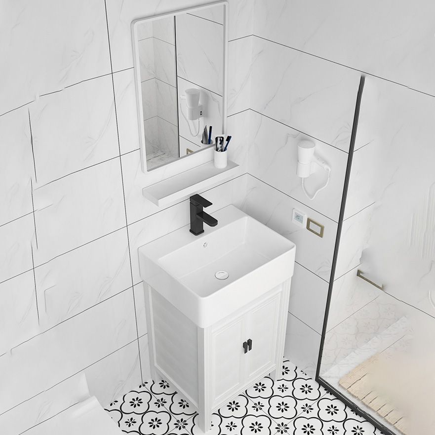 Modern Freestanding Sink Vanity Metal Faucet Included Bathroom Sink Vanity Clearhalo 'Bathroom Remodel & Bathroom Fixtures' 'Bathroom Vanities' 'bathroom_vanities' 'Home Improvement' 'home_improvement' 'home_improvement_bathroom_vanities' 1200x1200_a934e6dc-a8cd-41b8-9071-8ff14e60d6f2