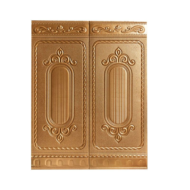 Glam Style Wall Paneling Living Room Peel and Stick 3D Embossing Waterproof Wall Paneling Clearhalo 'Flooring 'Home Improvement' 'home_improvement' 'home_improvement_wall_paneling' 'Wall Paneling' 'wall_paneling' 'Walls & Ceilings' Walls and Ceiling' 1200x1200_a971a01f-c155-41a1-9916-d51b985c1432