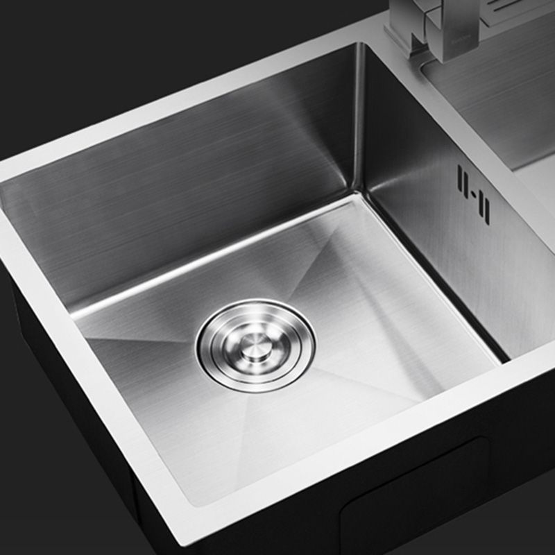 Contemporary Style Kitchen Sink Stainless Steel Double Basin Drop-In Kitchen Sink Clearhalo 'Home Improvement' 'home_improvement' 'home_improvement_kitchen_sinks' 'Kitchen Remodel & Kitchen Fixtures' 'Kitchen Sinks & Faucet Components' 'Kitchen Sinks' 'kitchen_sinks' 1200x1200_a97af9ac-a044-4bcd-b004-c151757c4f82