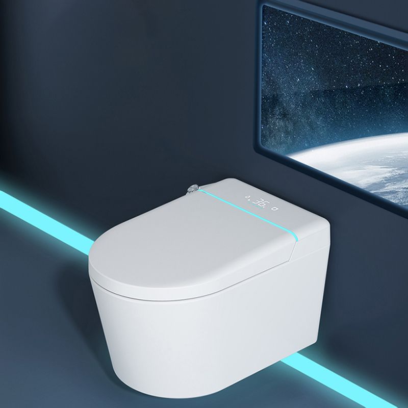 Contemporary Wall Mounted Bidet Foot Sensor White Temperature Control Clearhalo 'Bathroom Remodel & Bathroom Fixtures' 'Bidets' 'Home Improvement' 'home_improvement' 'home_improvement_bidets' 'Toilets & Bidets' 1200x1200_a9c0bc75-e9e6-4af6-85af-72f2dbe0a103