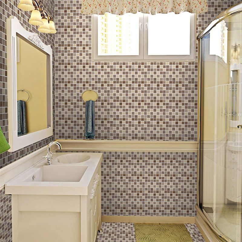 Grid Mosaic Sheet Wall & Floor Tile Mixed Material Outdoor Wall Tile Clearhalo 'Floor Tiles & Wall Tiles' 'floor_tiles_wall_tiles' 'Flooring 'Home Improvement' 'home_improvement' 'home_improvement_floor_tiles_wall_tiles' Walls and Ceiling' 1200x1200_a9cfbf30-7d2f-46c9-b199-01b7b2a98da2