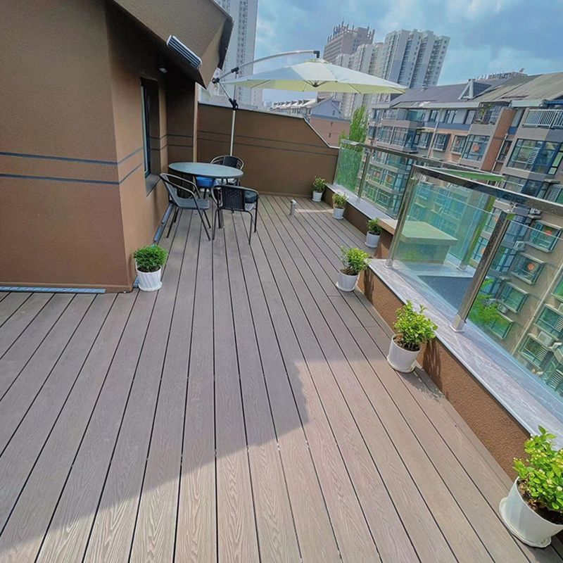 Modern Style Wood Flooring Rectangle Non-slip Outdoor Wood Flooring Clearhalo 'Flooring 'Hardwood Flooring' 'hardwood_flooring' 'Home Improvement' 'home_improvement' 'home_improvement_hardwood_flooring' Walls and Ceiling' 1200x1200_aa5599fa-347c-430f-92ff-2ea9b7e78ab3