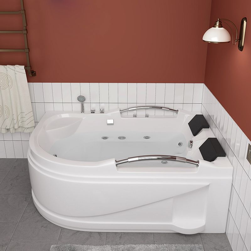 Free Form White Bathtub Bathroom Back to Wall Modern Bath Tub Clearhalo 'Bathroom Remodel & Bathroom Fixtures' 'Bathtubs' 'Home Improvement' 'home_improvement' 'home_improvement_bathtubs' 'Showers & Bathtubs' 1200x1200_aa8cba91-9ef1-442d-9048-0255a9952348