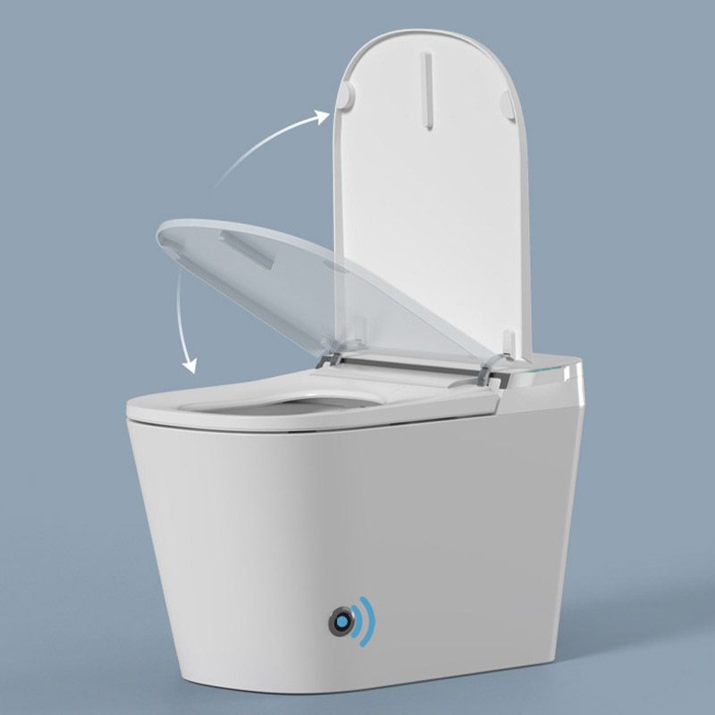 Modern White Toilet Bowl Siphon Jet Toilet with Soft-Close Seat for Bathroom Clearhalo 'Bathroom Remodel & Bathroom Fixtures' 'Home Improvement' 'home_improvement' 'home_improvement_toilets' 'Toilets & Bidets' 'Toilets' 1200x1200_aa9ce88e-5b37-48a3-901d-1045d036fd74