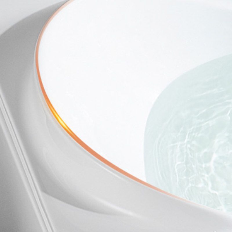 Modern Corner White Bathtub Acrylic Rectangle Back to Wall with Drain Bath Tub Clearhalo 'Bathroom Remodel & Bathroom Fixtures' 'Bathtubs' 'Home Improvement' 'home_improvement' 'home_improvement_bathtubs' 'Showers & Bathtubs' 1200x1200_aa9eb349-0b69-4991-ba04-652ec6ba28f3