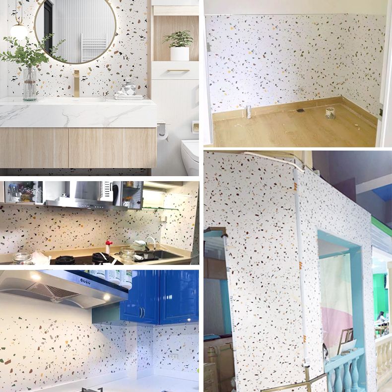 PVC Rectangular 20 Pack 12" x 23" Peel & Stick Mosaic Tile Kitchen and Bathroom Clearhalo 'Flooring 'Home Improvement' 'home_improvement' 'home_improvement_peel_stick_blacksplash' 'Peel & Stick Backsplash Tile' 'peel_stick_blacksplash' 'Walls & Ceilings' Walls and Ceiling' 1200x1200_aae23c58-2363-46c2-9dec-071e41771af0