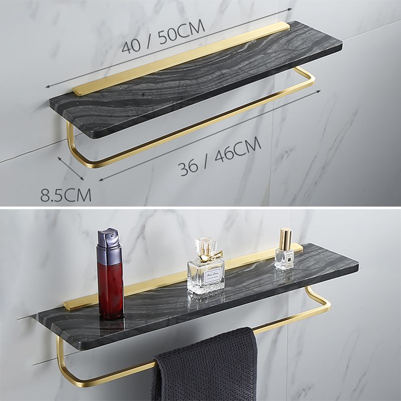 Contemporary Golden Bath Hardware Set Brass& Marble Bathroom Accessory Kit Clearhalo 'Bathroom Hardware Sets' 'Bathroom Hardware' 'Bathroom Remodel & Bathroom Fixtures' 'bathroom_hardware_sets' 'Home Improvement' 'home_improvement' 'home_improvement_bathroom_hardware_sets' 1200x1200_aae7862e-bfe1-40d6-9e86-93ed84035b9d