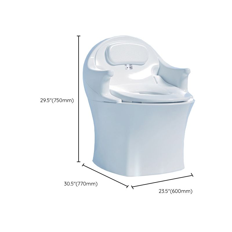 Smart All-In-One Toilet Seat Bidet 23.6" W Elongated Bidet Seat in Ceramic Clearhalo 'Bathroom Remodel & Bathroom Fixtures' 'Bidets' 'Home Improvement' 'home_improvement' 'home_improvement_bidets' 'Toilets & Bidets' 1200x1200_ab167dad-4d53-4864-bffc-16c90efeed6e