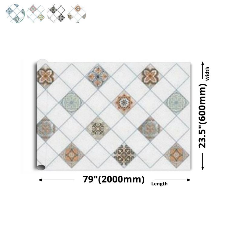 Rectangular Peel & Stick Tile PVC Single Tile for Kitchen and Bathroom Clearhalo 'Flooring 'Home Improvement' 'home_improvement' 'home_improvement_peel_stick_blacksplash' 'Peel & Stick Backsplash Tile' 'peel_stick_blacksplash' 'Walls & Ceilings' Walls and Ceiling' 1200x1200_ab1ccb15-a790-48dd-b645-dae243ffab27