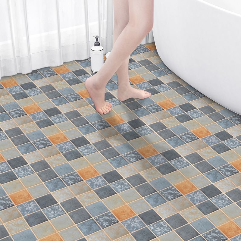 Bathroom Square PVC Flooring 24" x 118" x 4mm Peel & Stick Vinyl Flooring Clearhalo 'Flooring 'Home Improvement' 'home_improvement' 'home_improvement_vinyl_flooring' 'Vinyl Flooring' 'vinyl_flooring' Walls and Ceiling' 1200x1200_ab480e66-c342-4420-b78c-a12e906eedd3