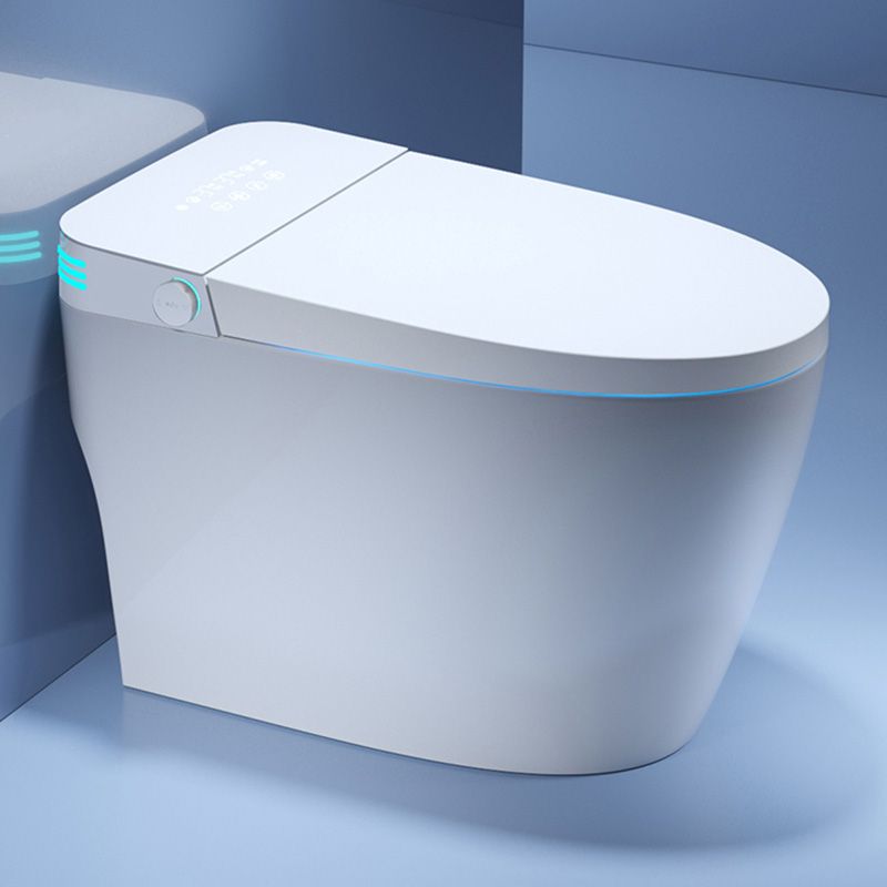 Contemporary White Floor Standing Bidet with Heated Seat and Foot Sensor Clearhalo 'Bathroom Remodel & Bathroom Fixtures' 'Bidets' 'Home Improvement' 'home_improvement' 'home_improvement_bidets' 'Toilets & Bidets' 1200x1200_ab62e3b7-6e47-429c-9979-e08b266f6d94