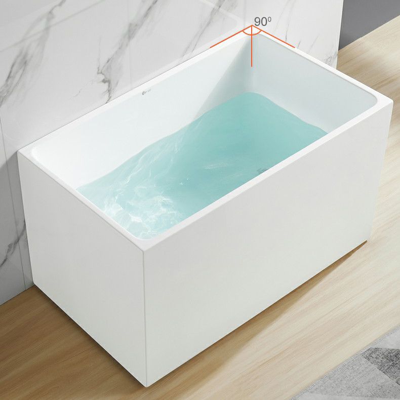 Soaking Back to Wall Bathtub Antique Finish Acrylic Bath Tub Clearhalo 'Bathroom Remodel & Bathroom Fixtures' 'Bathtubs' 'Home Improvement' 'home_improvement' 'home_improvement_bathtubs' 'Showers & Bathtubs' 1200x1200_abab3644-77df-437b-a49e-12a194f05049