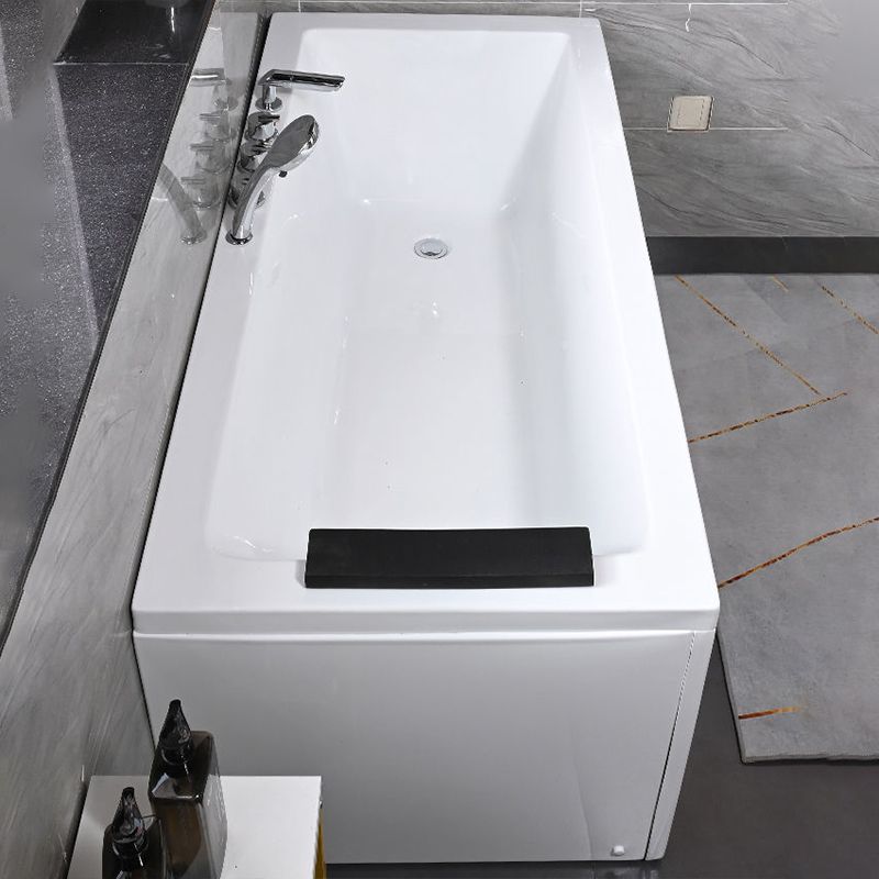 Freestanding Acrylic Bathtub Modern Stand Alone Soaking Tub with Pop-up Drain Clearhalo 'Bathroom Remodel & Bathroom Fixtures' 'Bathtubs' 'Home Improvement' 'home_improvement' 'home_improvement_bathtubs' 'Showers & Bathtubs' 1200x1200_abd83b3b-83a1-4fd4-a811-1c7d7fd5adce