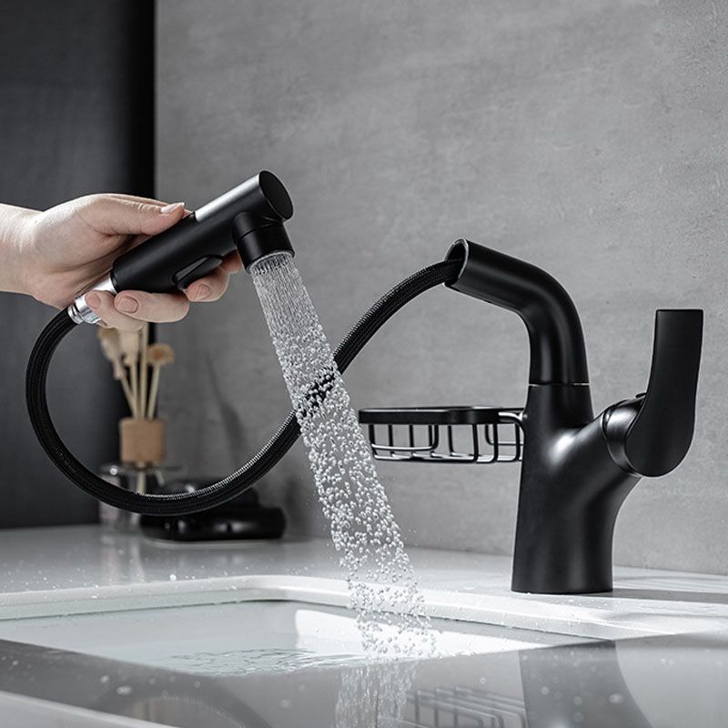 Industrial Sink Faucet Solid Color Centerset Bathroom Sink Faucet with Drain Assembly Clearhalo 'bathroom_sink_faucets' 'Conjunta de Baño y Conjunta de Grifo' 'Coronamiento de Baño y Dispositivo de Baño' 'Grifo del lavabo del baño' 'Hogar' 'home_improvement' 'home_improvement_bathroom_sink_faucets' 'Mejoras para el hogar' 1200x1200_abed7bb6-6d83-4edb-beaf-ae55e116ca9f