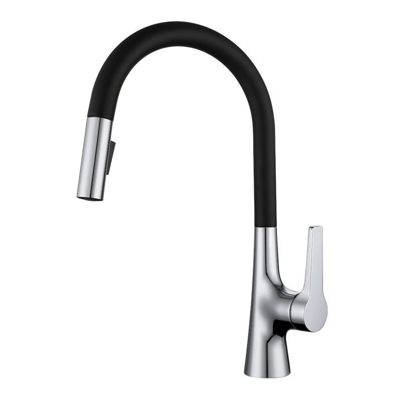 Modern Kitchen Sink Faucet Copper Single Handle High Arc Kitchen Faucet Clearhalo 'Home Improvement' 'home_improvement' 'home_improvement_kitchen_faucets' 'Kitchen Faucets' 'Kitchen Remodel & Kitchen Fixtures' 'Kitchen Sinks & Faucet Components' 'kitchen_faucets' 1200x1200_ac8e890d-248d-493e-a160-92417d03f6c1