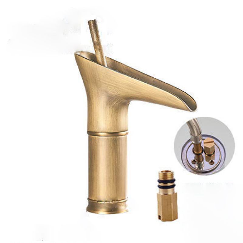 Circular Farmhouse Vessel Faucet Brass Lever Handle Bathroom Faucet Clearhalo 'bathroom_sink_faucets' 'Conjunta de Baño y Conjunta de Grifo' 'Coronamiento de Baño y Dispositivo de Baño' 'Grifo del lavabo del baño' 'Hogar' 'home_improvement' 'home_improvement_bathroom_sink_faucets' 'Mejoras para el hogar' 1200x1200_ac99526b-22e4-4e8b-b8a1-742c77a86b03