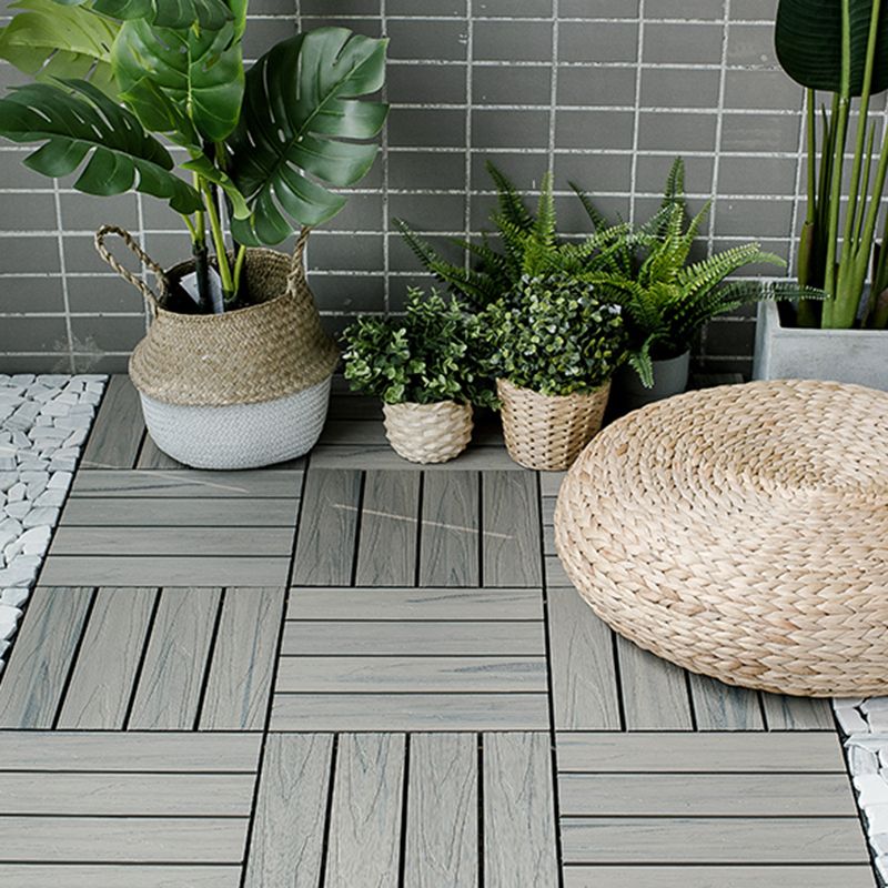 Square Decking Tiles Interlocking Striped Pattern Deck Plank Clearhalo 'Home Improvement' 'home_improvement' 'home_improvement_outdoor_deck_tiles_planks' 'Outdoor Deck Tiles & Planks' 'Outdoor Flooring & Tile' 'Outdoor Remodel' 'outdoor_deck_tiles_planks' 1200x1200_acb475e5-4f43-4320-b767-e4be5774314c
