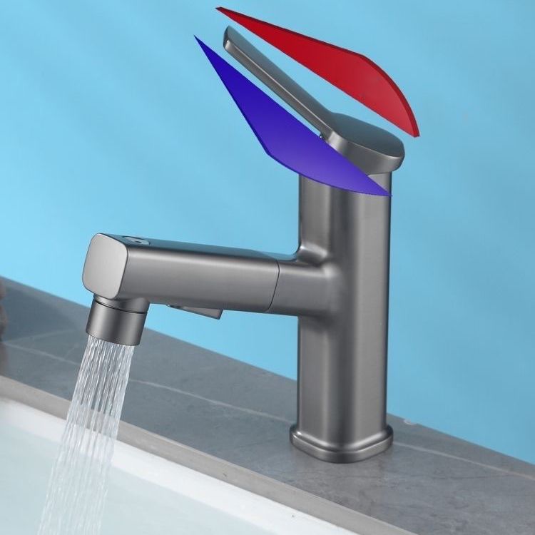 Modern Sink Faucet Pure Color Low Arc Metal Bathroom Sink Faucet Clearhalo 'bathroom_sink_faucets' 'Conjunta de Baño y Conjunta de Grifo' 'Coronamiento de Baño y Dispositivo de Baño' 'Grifo del lavabo del baño' 'Hogar' 'home_improvement' 'home_improvement_bathroom_sink_faucets' 'Mejoras para el hogar' 1200x1200_acd4e1f0-5db0-4534-a7d4-941278dee168