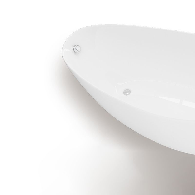 Acrylic Oval Bathtub for Bathroom Modern Soaking Freestanding Tub Clearhalo 'Bathroom Remodel & Bathroom Fixtures' 'Bathtubs' 'Home Improvement' 'home_improvement' 'home_improvement_bathtubs' 'Showers & Bathtubs' 1200x1200_ad407bf5-83fe-4fa2-9b7c-83f9af1d4861