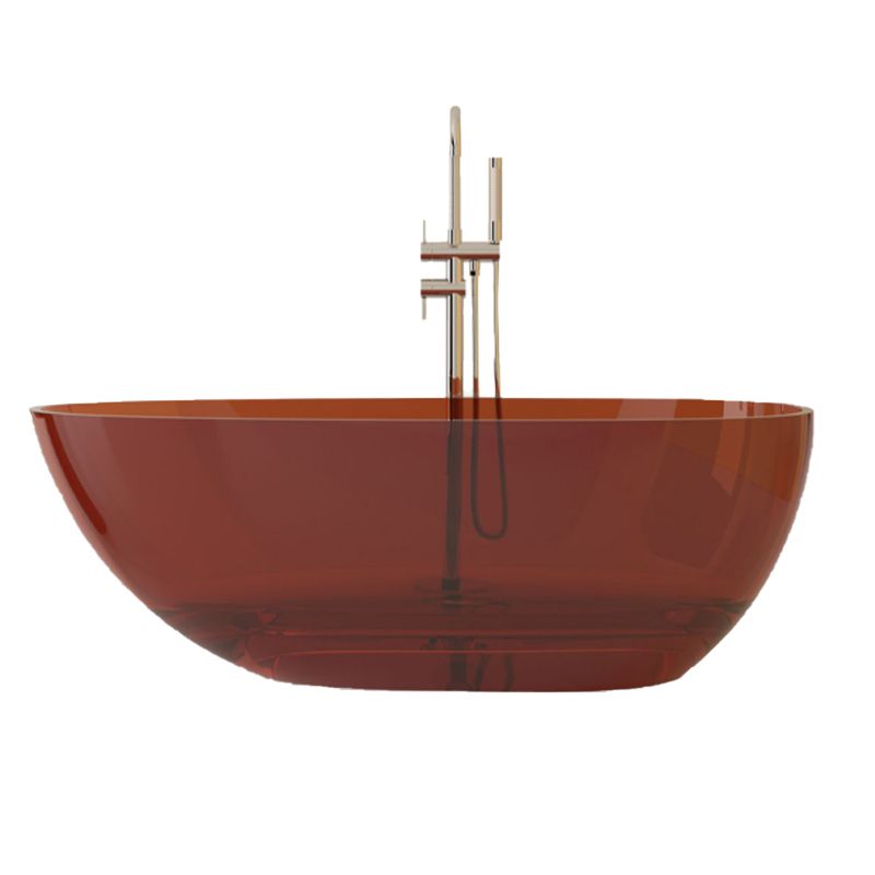 Modern Acrylic Oval Bathtub Soaking Freestanding Center Bathtub Clearhalo 'Bathroom Remodel & Bathroom Fixtures' 'Bathtubs' 'Home Improvement' 'home_improvement' 'home_improvement_bathtubs' 'Showers & Bathtubs' 1200x1200_ad9c8672-55d8-4a2b-bda5-3317f070c246