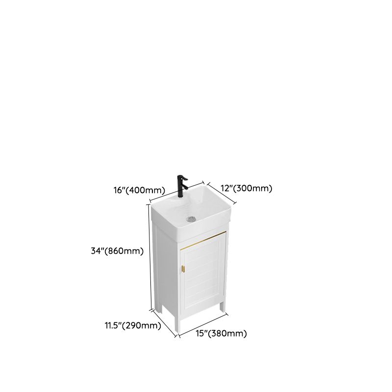 Freestanding Bathroom Vanity Metal Bathroom Sink Vanity with Sink Included Clearhalo 'Bathroom Remodel & Bathroom Fixtures' 'Bathroom Vanities' 'bathroom_vanities' 'Home Improvement' 'home_improvement' 'home_improvement_bathroom_vanities' 1200x1200_adbc1fa2-d0ba-4c6c-9653-3e59bc79a7bd