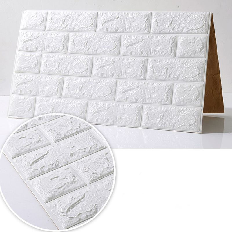 Modern Wall Panel PVC 3D Embossed Self-Adhesive Waterproof Wall Access Panel Clearhalo 'Flooring 'Home Improvement' 'home_improvement' 'home_improvement_wall_paneling' 'Wall Paneling' 'wall_paneling' 'Walls & Ceilings' Walls and Ceiling' 1200x1200_adc61979-d44d-471e-9226-9de8e19759ba