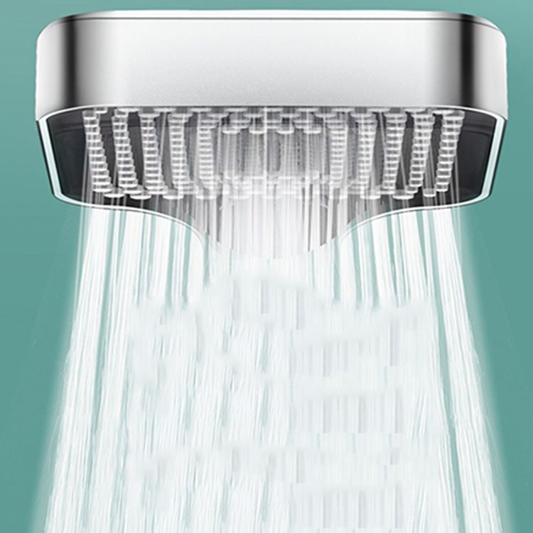 Modern Rectangular Hand Shower Self-Cleaning Wall-Mount Hand Shower Clearhalo 'Bathroom Remodel & Bathroom Fixtures' 'Home Improvement' 'home_improvement' 'home_improvement_shower_heads' 'Shower Heads' 'shower_heads' 'Showers & Bathtubs Plumbing' 'Showers & Bathtubs' 1200x1200_add17fec-721b-4a8d-8700-5a7631d88164