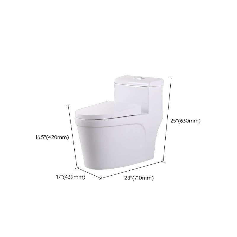 Modern White Flush Toilet Floor Mounted Toilet Bowl with Slow Close Seat for Washroom Clearhalo 'Bathroom Remodel & Bathroom Fixtures' 'Home Improvement' 'home_improvement' 'home_improvement_toilets' 'Toilets & Bidets' 'Toilets' 1200x1200_addc9dc2-e0f5-44fd-89ea-037971dd67a9