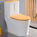 Skirted Traditional Flush Toilet Floor Mount One-Piece Toilet with Slow Close Seat Clearhalo 'Bathroom Remodel & Bathroom Fixtures' 'Home Improvement' 'home_improvement' 'home_improvement_toilets' 'Toilets & Bidets' 'Toilets' 1200x1200_ae1456f1-647a-4332-beff-067abc4a03f9