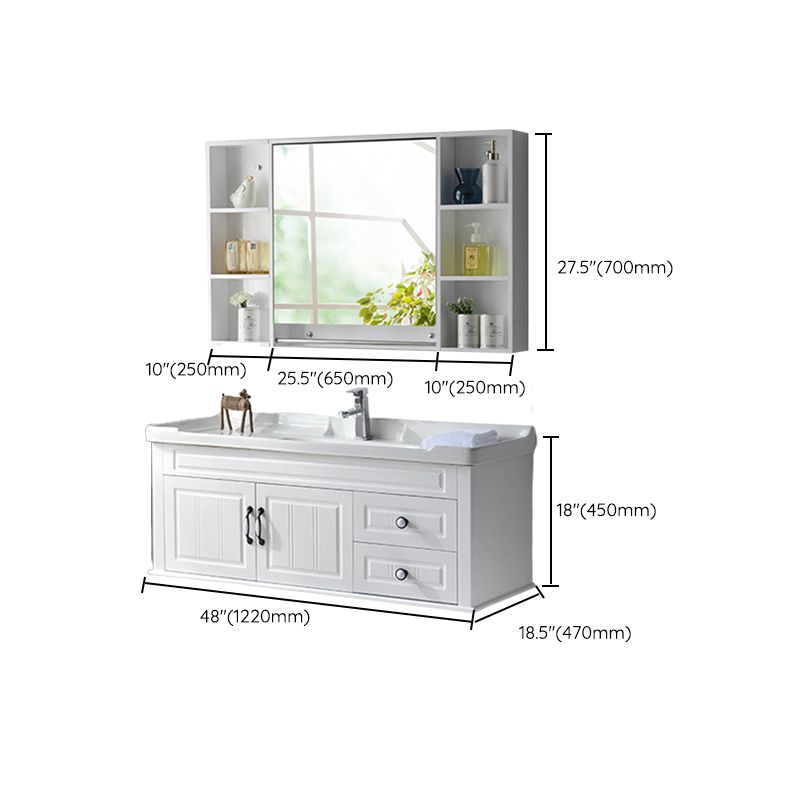 Modern Bathroom Vanity Set Wooden Freestanding Bathroom Vanity Set Clearhalo 'Bathroom Remodel & Bathroom Fixtures' 'Bathroom Vanities' 'bathroom_vanities' 'Home Improvement' 'home_improvement' 'home_improvement_bathroom_vanities' 1200x1200_ae4b81f6-17eb-4f66-98ef-ccc0506ae14e