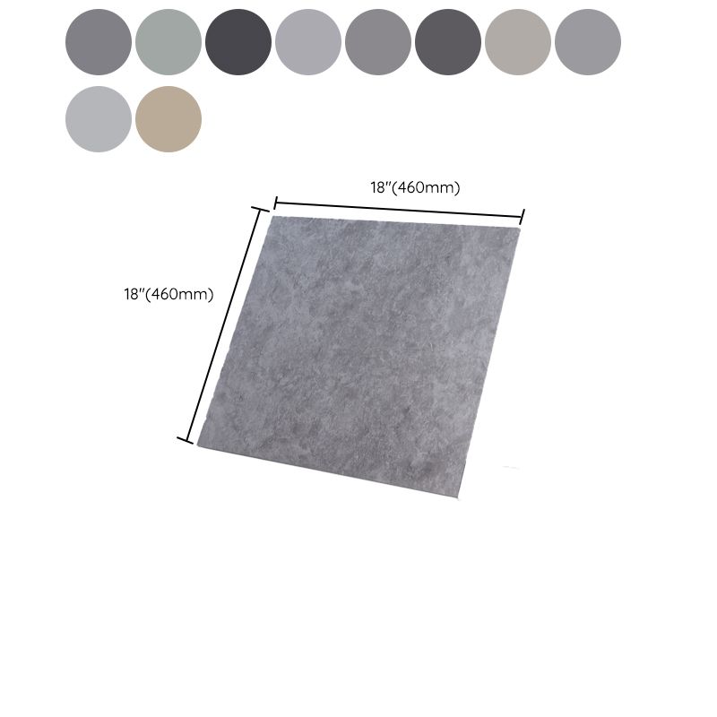 Classic Style Square PVC Flooring Self Adhesive Stone Look Smooth PVC Flooring Clearhalo 'Flooring 'Home Improvement' 'home_improvement' 'home_improvement_vinyl_flooring' 'Vinyl Flooring' 'vinyl_flooring' Walls and Ceiling' 1200x1200_ae9c4cec-3c0c-4372-b849-7f40a48911ab