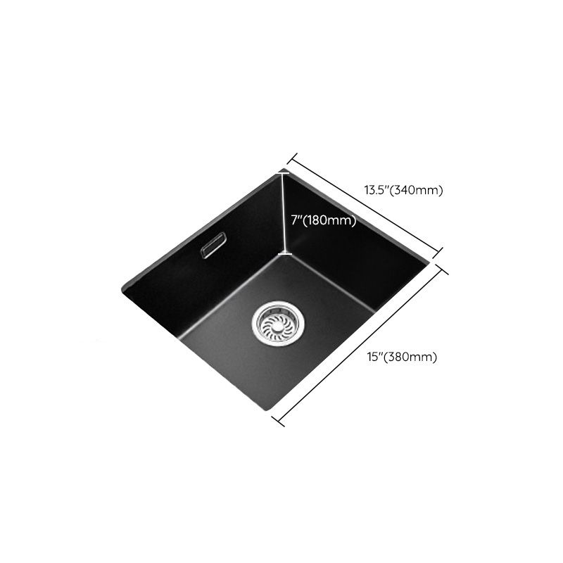 Black Undermount Kitchen Sink Single Bowl Quartz Sink with Faucet Clearhalo 'Home Improvement' 'home_improvement' 'home_improvement_kitchen_sinks' 'Kitchen Remodel & Kitchen Fixtures' 'Kitchen Sinks & Faucet Components' 'Kitchen Sinks' 'kitchen_sinks' 1200x1200_aed7513c-53e2-4627-920c-cc75a7e62a1c