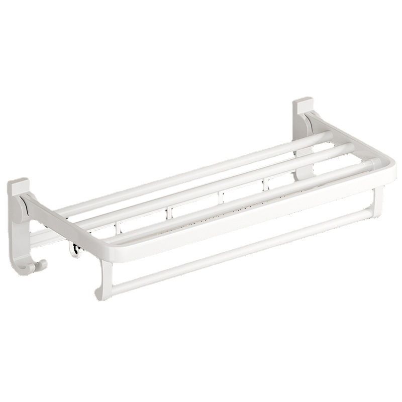 Modern Bathroom Hardware Set Towel Bar White Bath Shelf Bath Hardware Set Clearhalo 'Bathroom Hardware Sets' 'Bathroom Hardware' 'Bathroom Remodel & Bathroom Fixtures' 'bathroom_hardware_sets' 'Home Improvement' 'home_improvement' 'home_improvement_bathroom_hardware_sets' 1200x1200_aef7e4d8-aab6-4e46-8021-30d7da4e7e73